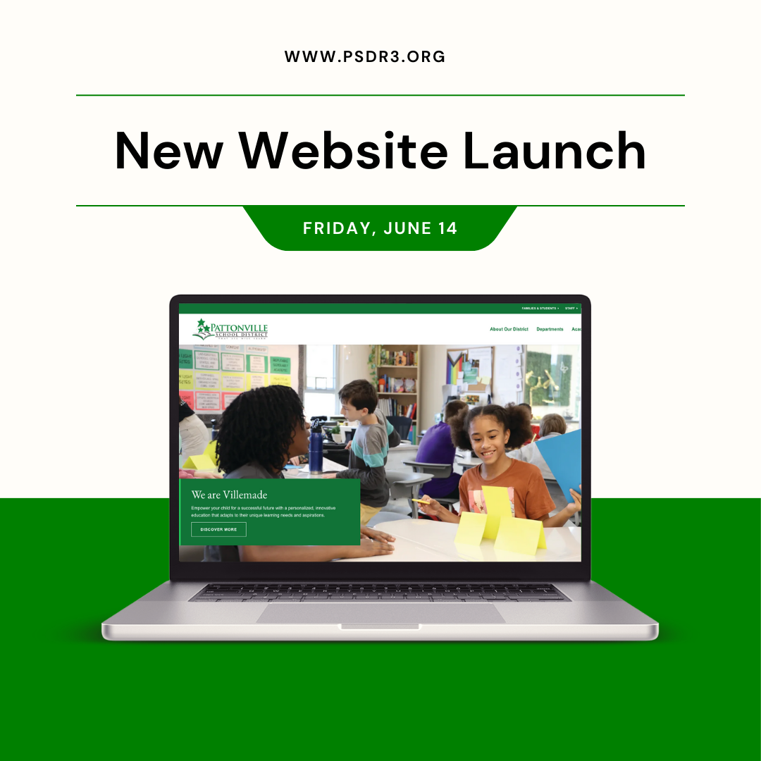 Website launch graphic